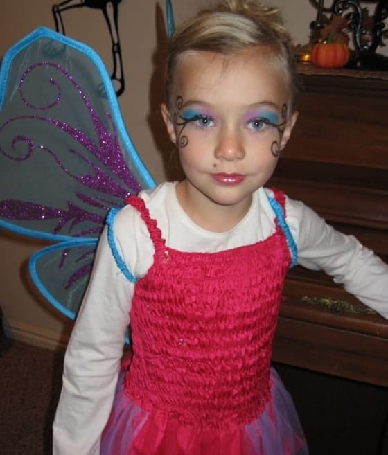 cute fairy makeup look for little girls