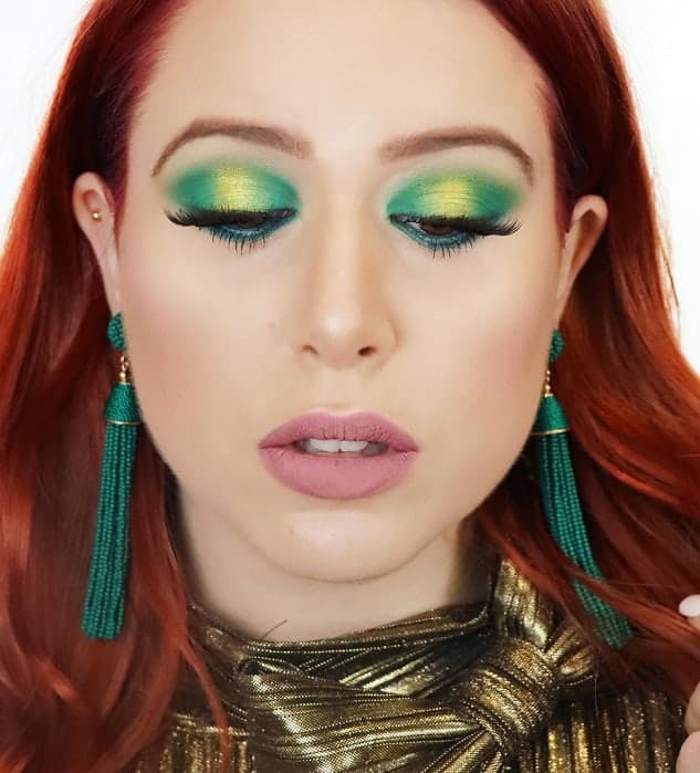 bold eyeshadow for redhead