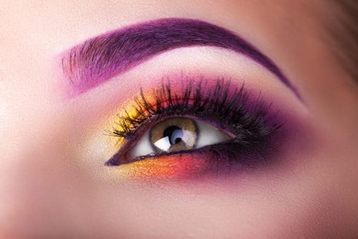 funky ombre eye makeup for women