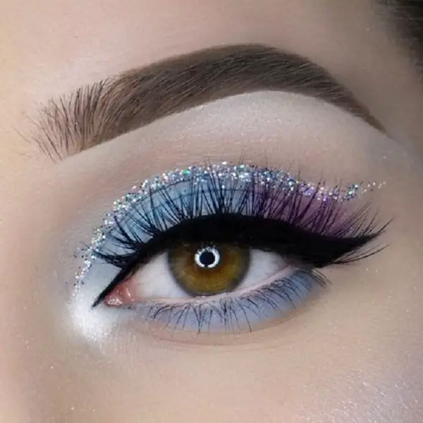 Glitter Makeup 30 Looks That Are As Shiny As It Sounds – Sheideas