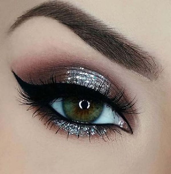 Glitter Makeup 30 Looks That Are As Shiny As It Sounds SheIdeas