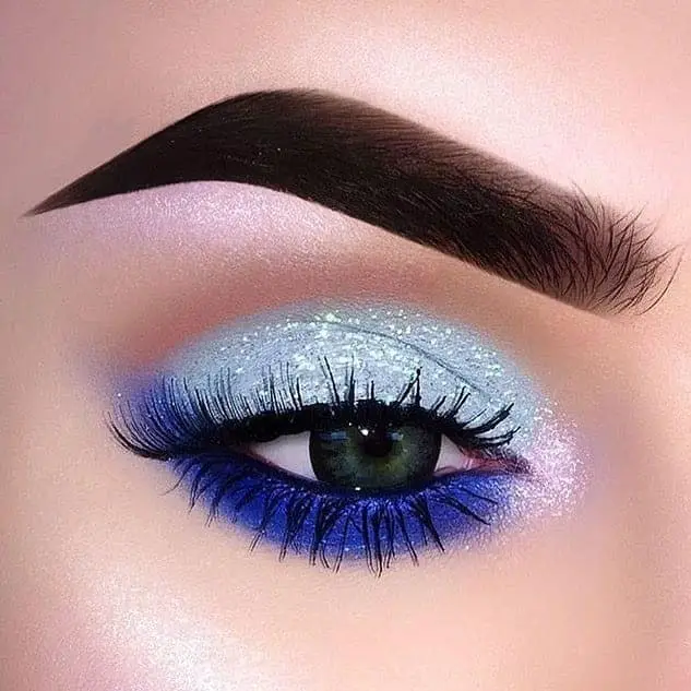 best glitter makeup looks for women