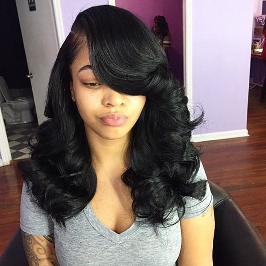 long weave hairstyle